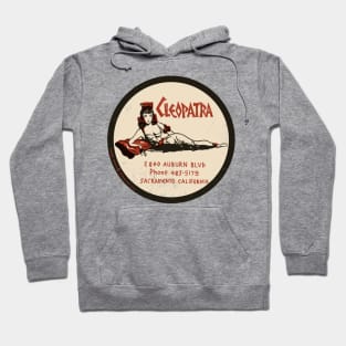 Vintage Cleopatra Restaurant Sacramento California Hoodie